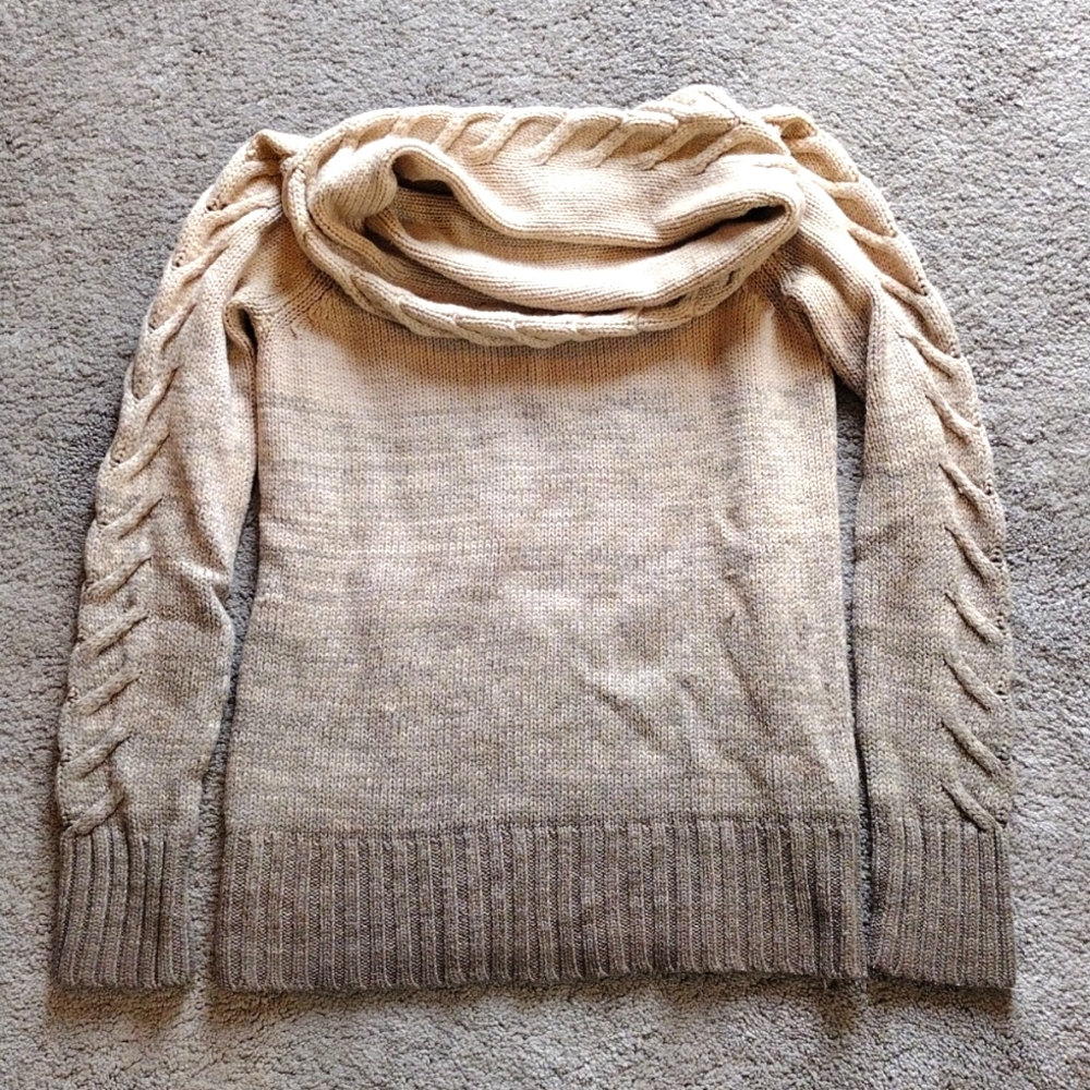 The Limited Cowl Neck Wool Blend Sweater